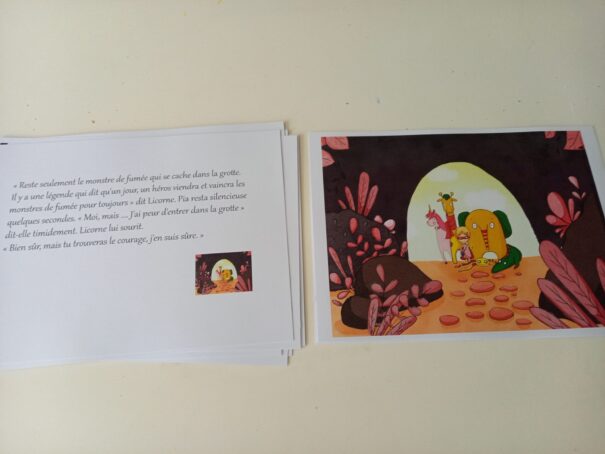 Pack 'Les Aventures de Pia' : butai, kamishibai A4, livre et escape game – Image 7
