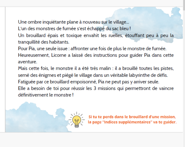 Pack 'Les Aventures de Pia' : butai, kamishibai A4, livre et escape game – Image 2
