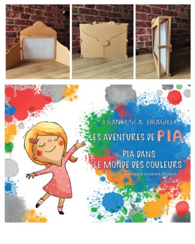 Butai kamishibai A4 : 'Les Aventures de Pia : le monde des couleurs'