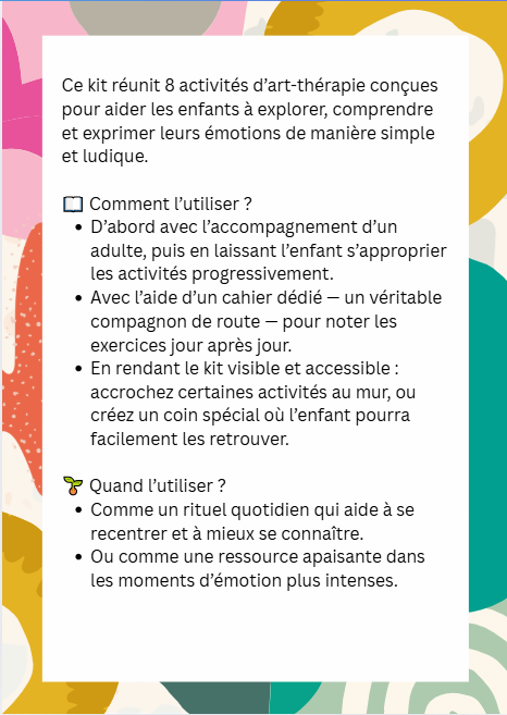 Cahier Art-Thérapie pour enfants à télécharger – Image 2